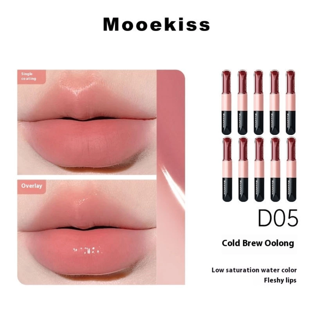 Son Mooekiss Dual Effect Essence Lip Gloss 6g dưỡng ẩm hiệu ứng căng bóng hiệu quả