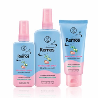 Xịt xua muỗi Remos Baby Spray 70ml/150ml các mùi giúp an toàn khỏi muỗi