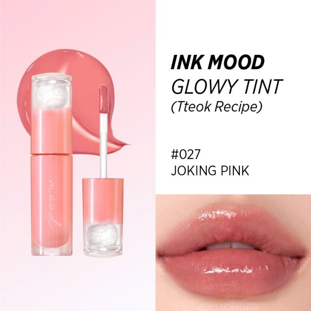 Son bóng Peripera Ink Mood Glowy Tint 4g lên màu chuẩn lâu trôi