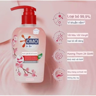 Nước giặt chuyên dụng cho đồ lót Omo 300ml diệt 99% ký sinh trùng nấm