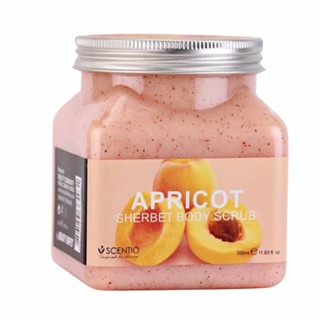 (Tặng kèm bông tắm) Tẩy tế bào chết toàn thân Beauty Buffet Scentio Apricot 350ml giúp da dưỡng ẩm mịn màng