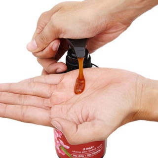 Dầu gội dược liệu Thái Dương 3 hương hoa anh đào hương hoa lá 500ml sạch gàu giúp tóc suôn mềm