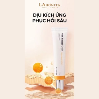 Kem dưỡng La Bonita Vita K Repair Cream 30ml phục hồi da sau peel, lăn kim