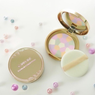 Phấn phủ đa sắc Canmake Marshmallow Finish Powder Abloom SPF19/PA++ 4g chỉnh sắc tố nâng tone da