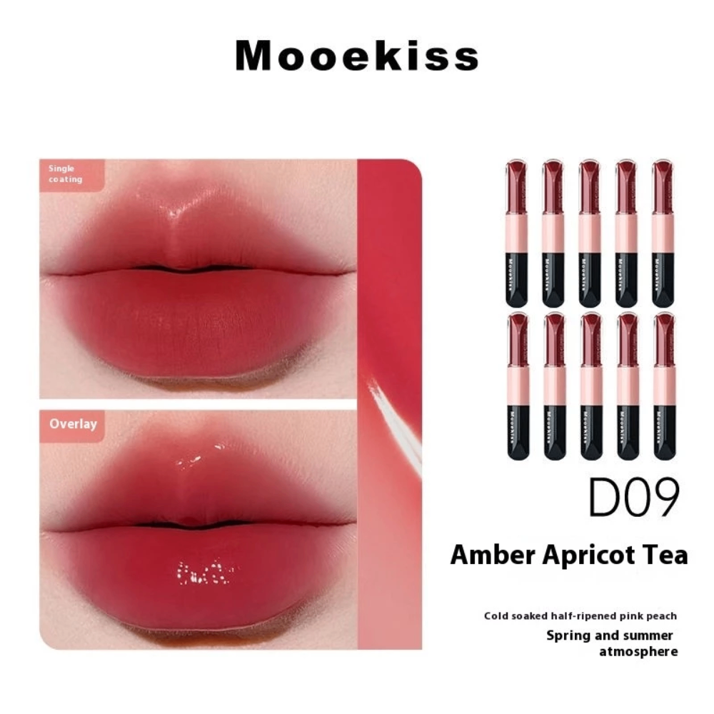 Son Mooekiss Dual Effect Essence Lip Gloss 6g dưỡng ẩm hiệu ứng căng bóng hiệu quả