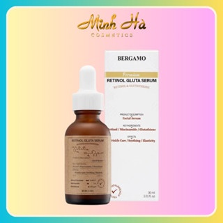 Serum Bergamo Premium Retinol Gluta Serum 30ml giúp chống lão hóa