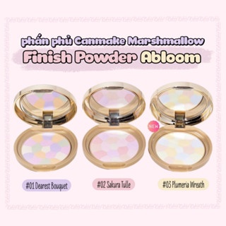 Phấn phủ đa sắc Canmake Marshmallow Finish Powder Abloom SPF19/PA++ 4g chỉnh sắc tố nâng tone da