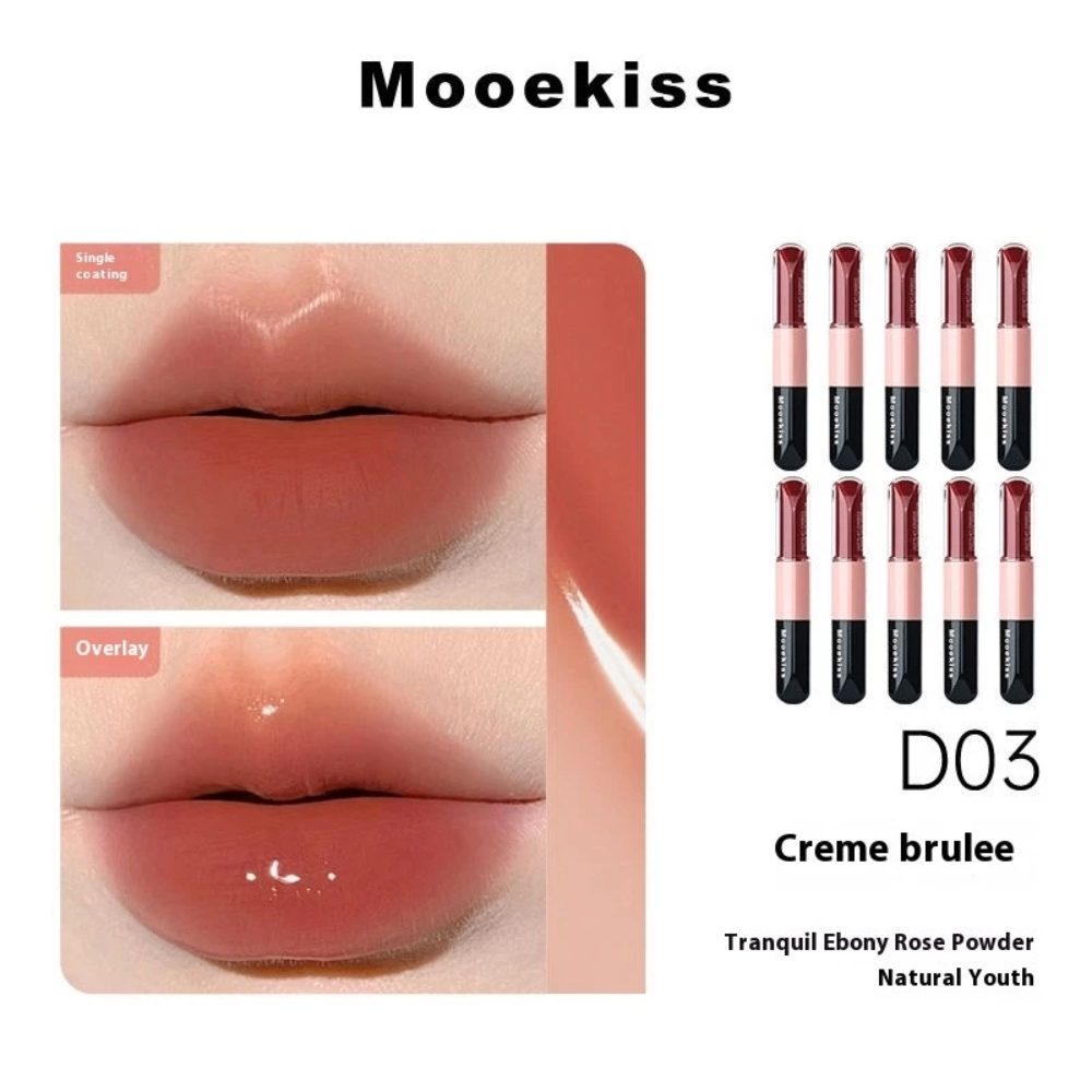 Son Mooekiss Dual Effect Essence Lip Gloss 6g dưỡng ẩm hiệu ứng căng bóng hiệu quả
