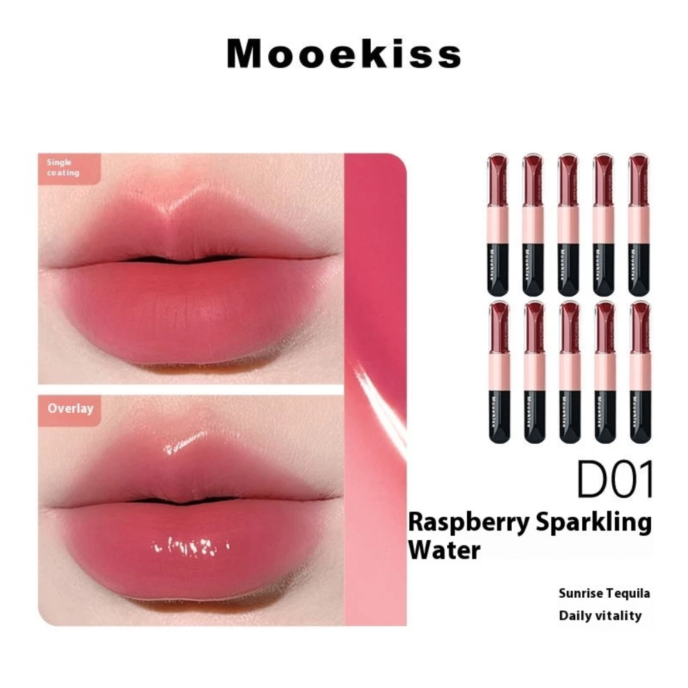 Son Mooekiss Dual Effect Essence Lip Gloss 6g dưỡng ẩm hiệu ứng căng bóng hiệu quả
