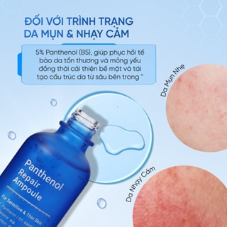 Tinh chất La Bonita Panthenol Repair Ampoule 50ml hỗ trợ phục hồi làm dịu da
