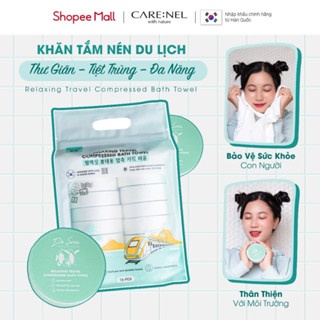 Khăn tắm nén Dr.Sera Relaxing Travel Compresses Bath Towel thoáng khí, không gây kích ứng da