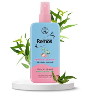 Xịt xua muỗi Remos Baby Spray 70ml/150ml các mùi giúp an toàn khỏi muỗi