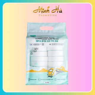 Khăn tắm nén Dr.Sera Relaxing Travel Compresses Bath Towel thoáng khí, không gây kích ứng da