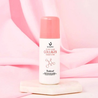 Lăn khử mùi Scentio Pink Collagen 50ml cho vùng dưới cánh tay khô thoáng và thơm dịu suốt ngày dài