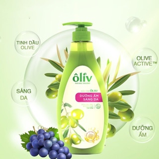 Sữa tắm Ôliv 250/650ml dưỡng ẩm sáng da