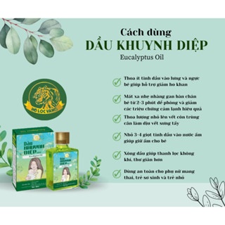 Dầu khuynh diệp Việt Đức Eucalyptucs Oil 30ml giữ ấm cơ thể