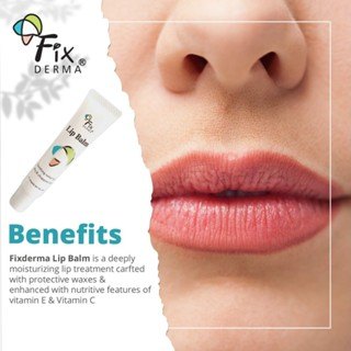 Son dưỡng môi Fixderma Lip Balm 15ml giúp môi mềm mượt, chống khô và nứt nẻ