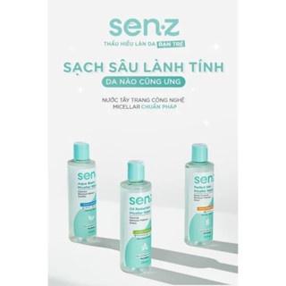 Nước tẩy trang Senz Oil Reduction 250ml làm sạch bụi bẩn cho mọi loại da