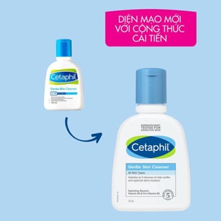 Sữa rửa mặt Cetaphil Gentle Skin Cleanser 125ml dưỡng ẩm và dịu nhẹ cho da