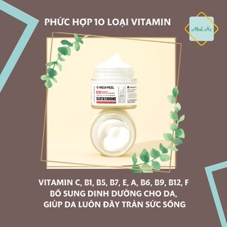 Kem dưỡng trắng da Medipeel Glutathione 600 5Peptide Balance 50g làm mờ đốm nâu hỗ trợ sáng da
