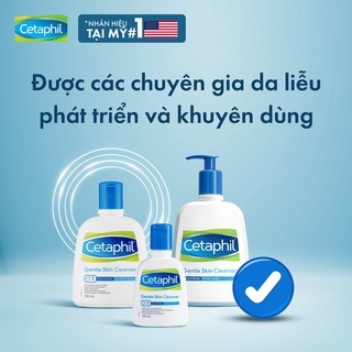 Sữa rửa mặt Cetaphil Gentle Skin Cleanser 125ml dưỡng ẩm và dịu nhẹ cho da