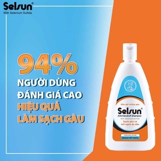 Dầu gội Selsun Anti-Dandruff Shampoo 50/100ml làm sạch gàu và hết ngứa da đầu