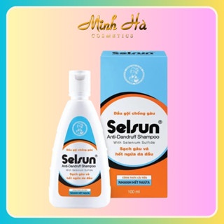 Dầu gội Selsun Anti-Dandruff Shampoo 50/100ml làm sạch gàu và hết ngứa da đầu