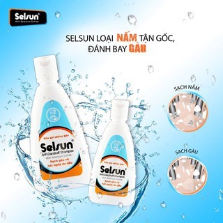Dầu gội Selsun Anti-Dandruff Shampoo 50/100ml làm sạch gàu và hết ngứa da đầu