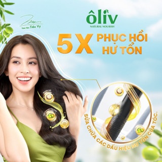 Dầu gội dưỡng tóc Ôliv 650ml phục hồi tóc hư tổn ngăn gãy rụng chắc khỏe bồng bềnh