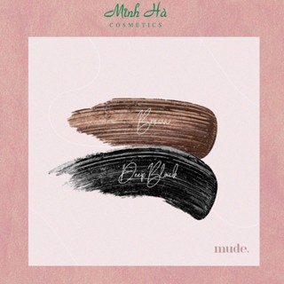 Mascara dài và cong mi Mude Inspire Longlash Curling 10ml với đầu cọ cong chống dầu và độ ẩm tốt, cho hàng mi dài đẹp