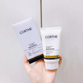 Kem chống nắng Corthe Ultra Sun Block SPF50 PA+++ 50g làm dịu bảo vệ da hiệu quả