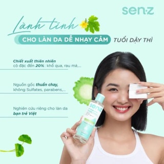 Nước tẩy trang Senz Oil Reduction 250ml làm sạch bụi bẩn cho mọi loại da