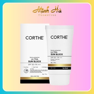 Kem chống nắng Corthe Ultra Sun Block SPF50 PA+++ 50g làm dịu bảo vệ da hiệu quả