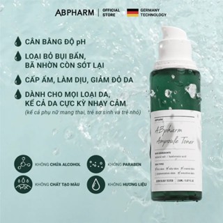 Sữa rửa mặt ABPHARM Derma Salt, nước cân bằng ABPHARM Mineral Salt Hyaluronic và kem dưỡng ABPHARM 50-200ml