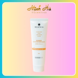 Kem chống nắng phổ rộng Regeness Intensive Sun Block 50ml mỏng nhẹ bảo vệ da hiệu quả