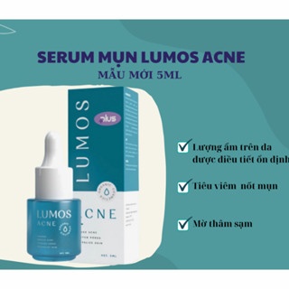 Serum Lumos Acne Plus 5ml giảm mụn, dưỡng trắng da