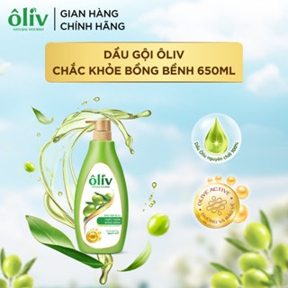 Dầu gội dưỡng tóc Ôliv 650ml phục hồi tóc hư tổn ngăn gãy rụng chắc khỏe bồng bềnh