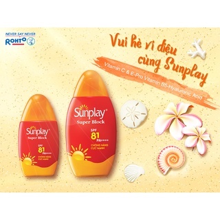 Sữa chống nắng Sunplay Super Block SPF81 PA++++ 30/70ml chống nắng cực mạnh giúp ngăn sạm da