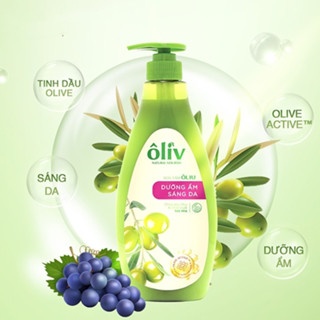 Sữa tắm Ôliv 250/650ml dưỡng ẩm sáng da