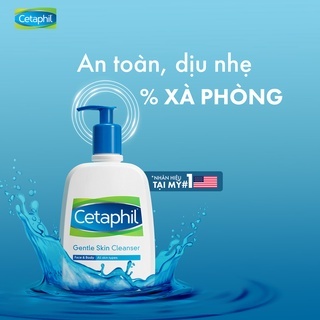 Sữa rửa mặt Cetaphil Gentle Skin Cleanser 125ml dưỡng ẩm và dịu nhẹ cho da