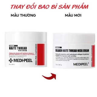 Kem dưỡng chống nhăn vùng cổ Medipeel Premium Naite Thread Neck Cream 100ml giúp giảm nhăn, chống lão hóa