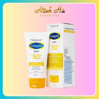 Gel chống nắng Cetaphil Sun SPF50+ Light Gel 50ml dịu lành cho da nhạy cảm