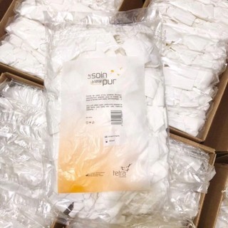 Bông tẩy trang Pháp Tetra Medical Cotton Wool Squares 600 miếng mềm mịn và dai, không bị xù lông