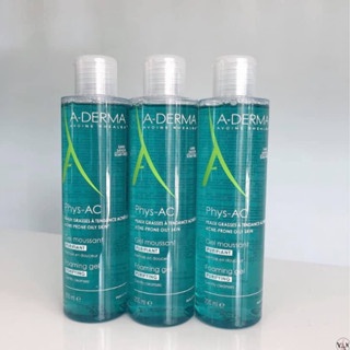 Gel rửa mặt A Derma Phys-AC 400ml dịu nhẹ dành cho da nhờn mụn