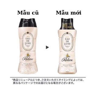 Viên xả vải Lenor Eau De Luxe nhật hương nước hoa 520ml làm dịu tâm trạng mùi hương sang trọng