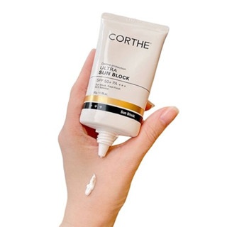 Kem chống nắng Corthe Ultra Sun Block SPF50 PA+++ 50g làm dịu bảo vệ da hiệu quả