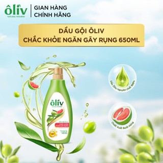Dầu gội dưỡng tóc Ôliv 650ml phục hồi tóc hư tổn ngăn gãy rụng chắc khỏe bồng bềnh