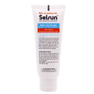 Dầu xả dưỡng tóc Selsun Anti Dandruff Conditioner 100ml dành cho tóc gàu