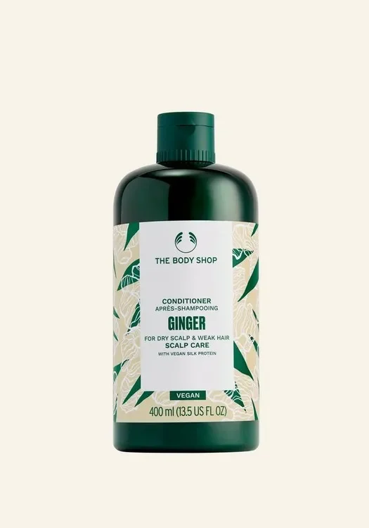 Dầu gội và xả gừng Ginger Scalp Care The Body Shop 400ml làm sạch hạn chế gàu và dưỡng ẩm da đầu