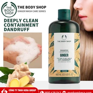 Dầu gội và xả gừng Ginger Scalp Care The Body Shop 400ml làm sạch hạn chế gàu và dưỡng ẩm da đầu